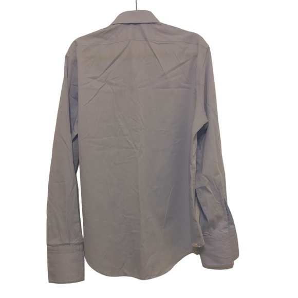 CALVIN KLEIN French Cuff Shirt Men’s Size 16.5 34/35 SlimFit PerformanceNon Iron - Picture 3 of 11